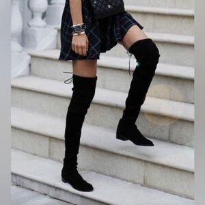 STUART‎ WEITZMAN Lowland suede over-the-knee boots Sz 4.5